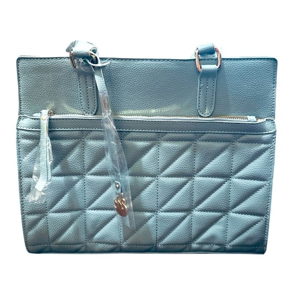 Gloria Vanderbilt Denim Blue-Gray Handbag - Chic & Versatile! New - Picture 1 of 10